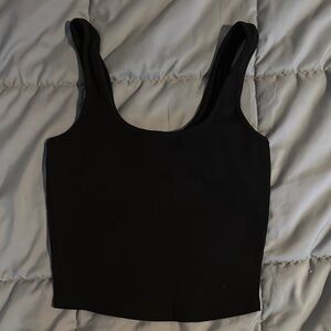 Black Sleeveless Women's Top